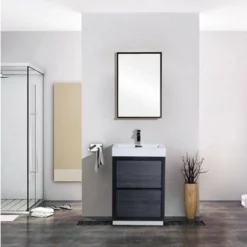 Royal Blizz 24 Inch Gray Oak Freestanding Bathroom Vanity -Royal Sales Store Royal Vanity 2.1 55373.1672870296