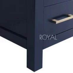 Royal Hollywood 84 Inch Navy Double Sink Bathroom Vanity With Stone Top And Sinks -Royal Sales Store Royal Vanity 6.2 99278.1651858644