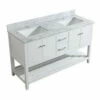 Royal Sanibel 72 Inch White Double Sink Bathroom Vanity