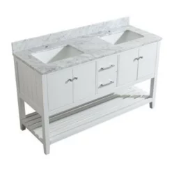 Royal Sanibel 72 Inch White Double Sink Bathroom Vanity