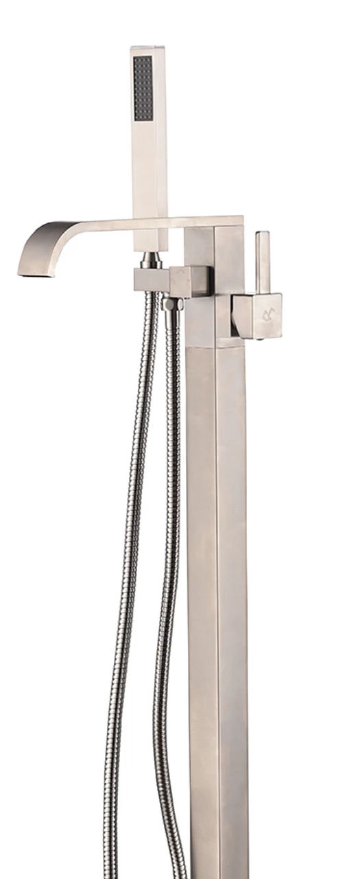 Royal Fall Freestanding Tub Faucet Brushed Nickel 3 Royal Fall Freestanding Tub Faucet Brushed Nickel