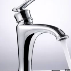 Royal Swan Single Handle Basin Bathroom Faucet Chrome