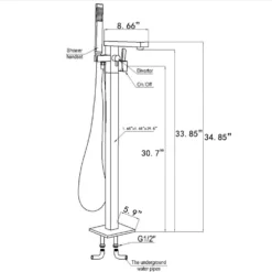 Royal Nova Square Freestanding Tub Filler Chrome 8 Royal Nova Square Freestanding Tub Filler Chrome -Royal Sales Store Screen Shot 2017 03 10 at 11.31.47 AM 44085 54043.1552185344