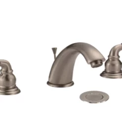 Sol Widespread Bathroom Faucet Brushed Nickel