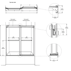 Fleurco | Gemini 60 Tub Bypass, Frameless Sliding Doors Chrome -Royal Sales Store Screen Shot 2018 11 09 at 1.49.55 PM 00524 91646.1552189003