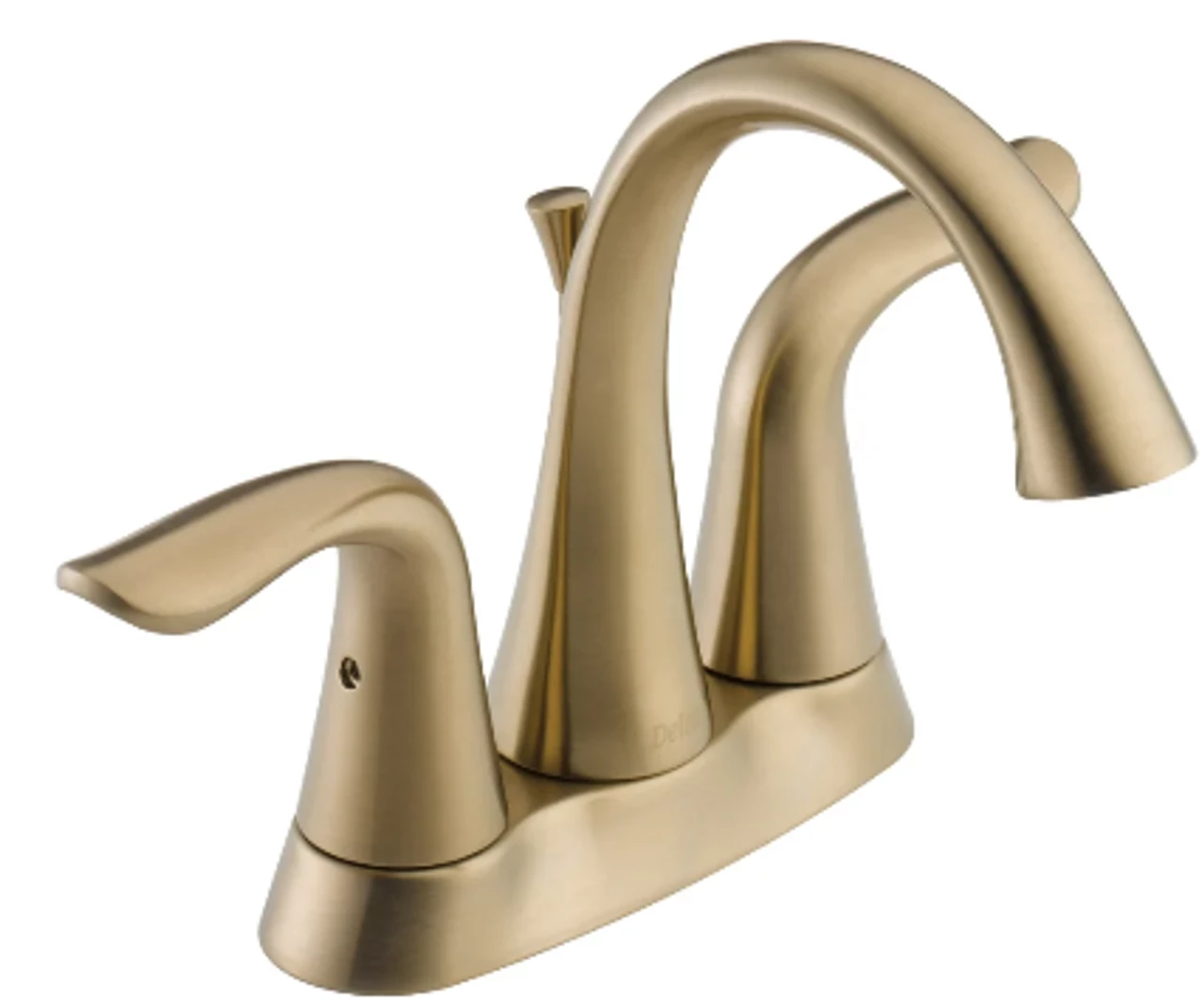 Delta Lahara Centerset Bathroom Faucet With Pop-Up Drain Assembly - Includes Lifetime Warranty 3 Delta Lahara Centerset Bathroom Faucet With Pop-Up Drain Assembly - Includes Lifetime Warranty