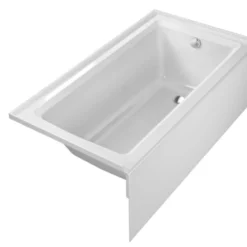 Duravit Architec 60" Alcove Acrylic Soaking Tub Left Right Drain And Overflow