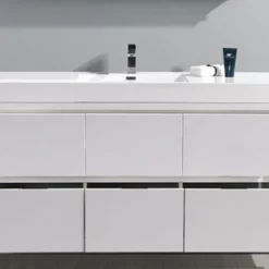 Royal Parma 60" Glossy White Free Standing Modern Bathroom Vanity Single Sink -Royal Sales Store Screenshot 2023 01 02 103620 73980.1672673911