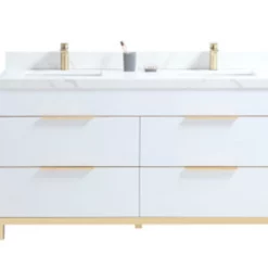 Royal Mercer 60 Inch Double Sink White Bathroom Vanity With Gold Trim***BLOWOUT SALE -Royal Sales Store Screenshot 2023 05 17 120133 77686.1684339506