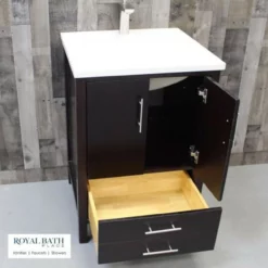 Royal Ultra 36 Inch Espresso Bathroom Vanity With Stone Top -Royal Sales Store ULT 1.1 39350.1658254185