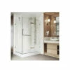 Vigo Monteray 79-1/4" High X 48" Wide X 32-3/8" Deep Hinged Frameless Shower Enclosure With 3/8" Glass - Shower Pan With Right Hand Drain -Royal Sales Store VG601148WR 0 50813.1638119217