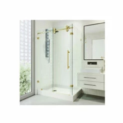 Vigo Winslow 79-7/8" High X 48-1/8" Wide X 36-1/8" Deep Sliding Frameless Shower Enclosure 8 Vigo Winslow 79-7/8" High X 48-1/8" Wide X 36-1/8" Deep Sliding Frameless Shower Enclosure -Royal Sales Store VG605148WL 2 37704.1638115037