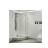 Vigo Verona 78-3/4" High X 42-1/8" Wide X 42-1/8" Deep Hinged Frameless Shower Enclosure With 3/8" Glass - Shower Pan Included -Royal Sales Store VG606142W 0 05221.1638211774