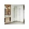 Vigo Verona 73-3/8" High X 42" Wide X 40" Deep Hinged Frameless Shower Enclosure With 3/8" Glass