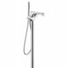 Axor Citterio Floor Mounted Tub Filler With Built-In Diverter And Cross Handles - Includes Hand Shower -Royal Sales Store XR 11 42916.1653426717