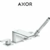 Axor MyEdition Deck Mounted Bathroom Roman Tub Filler With Built-In Diverter With QuickClean Technology - Includes Hand Shower And Decorative Trim -Royal Sales Store XR 13 Mirror 93591.1653427587