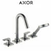 Axor Citterio Deck Mounted Roman Tub With Built-In Diverter - Includes Hand Shower
