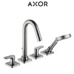 Axor Citterio Deck Mounted Roman Tub With Built-In Diverter - Includes Hand Shower