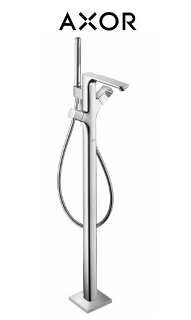 Axor Urquiola Floor Mounted Tub Filler With Built-In Diverter - Includes Hand Shower 3 Axor Urquiola Floor Mounted Tub Filler With Built-In Diverter - Includes Hand Shower