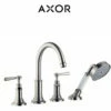 Axor Montreux Deck Mounted Roman Tub With Built-In Diverter - Includes Hand Shower