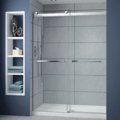 Fleurco NP148 Gemini Plus Frameless Bypass 48 Sliding Shower Doors