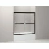 Kohler | Gradient™ Sliding Bath Door, 58-1/16" H X 59-5/8" W, With 1/4" Thick Crystal Clear Glass -Royal Sales Store blob 02622.1607702346