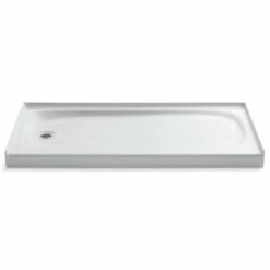 Kohler Salient 60" X 30" Single Threshold Enameled Cast Iron Shower Base With Left Drain -Royal Sales Store blob 20158.1612205469