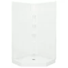 Sterling Intrigue 40-1/4" X 80-1/4" Vikrell Shower With Drain Center
