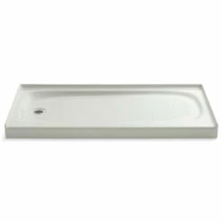 Kohler Salient 60" X 30" Single Threshold Enameled Cast Iron Shower Base With Left Drain -Royal Sales Store blob 46688.1612205469