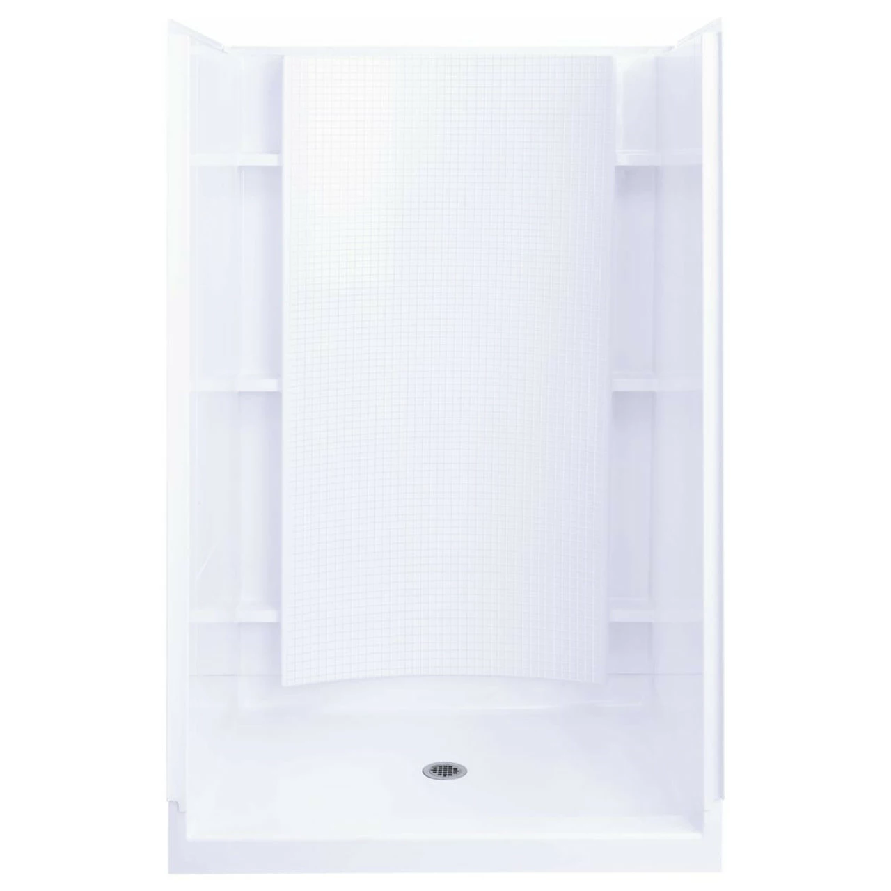 Kohler 36" X 36" X 75-3/4" Alcove Shower Stall With Aging In Place Backerboards 3 Kohler 36" X 36" X 75-3/4" Alcove Shower Stall With Aging In Place Backerboards