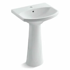 Kohler | Cimarron® Pedestal Bathroom Sink With Single Faucet Hole 13 Kohler | Cimarron® Pedestal Bathroom Sink With Single Faucet Hole -Royal Sales Store blob 99445.1606851693