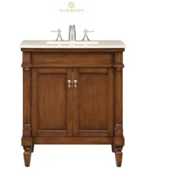 Elegant Lighting Lexington 30" Wide Vanity Set With Cabinet, Stone Top And Undermount Sink -Royal Sales Store elegant2 83390.1654976614