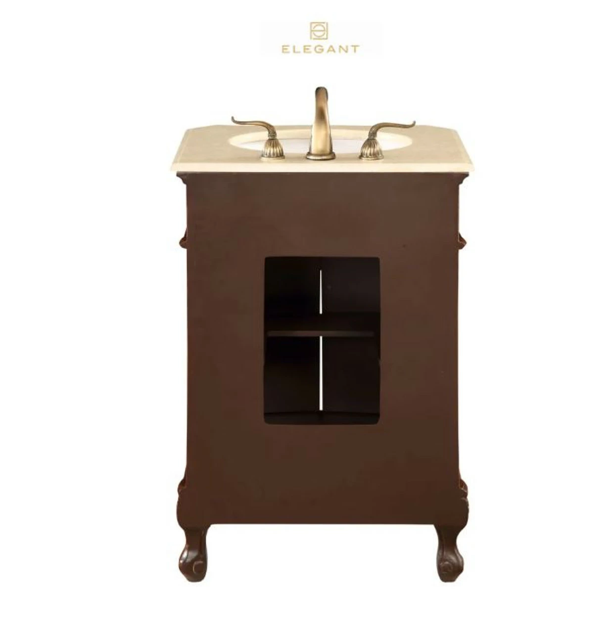 Elegant Lighting Danville 24" Wide Vanity Set With Cabinet, Stone Top, And Undermount Sink 6 Elegant Lighting Danville 24" Wide Vanity Set With Cabinet, Stone Top, And Undermount Sink - Image 4