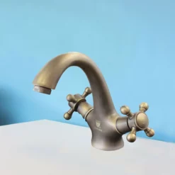 Two Handle Single Hole Bathroom Faucet