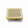 QM Lotus Center Drain 4"x 4" Gold Finish -Royal Sales Store image 24034 76825.1552188960