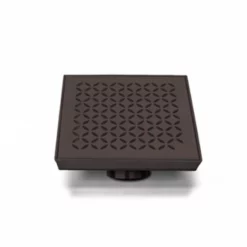 QM Lotus Center Drain 4"x 4" ORB Finish