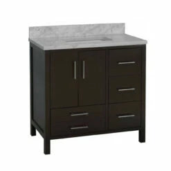 Royal Orlando 36" Bathroom Vanity -Royal Sales Store omni 36 modern bathroom vanity brown 1 800x 45572.1635431672