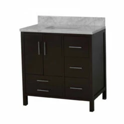 Royal Orlando 36" Bathroom Vanity -Royal Sales Store omni 36 modern bathroom vanity brown 3 800x 41567.1635431672