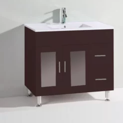Royal Jane 36 Inch Espresso Bathroom Vanity