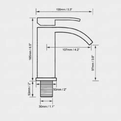Single Handle Waterfall Faucet,Chrome 7 Single Handle Waterfall Faucet,Chrome -Royal Sales Store s l1600 26551 09533.1552187964